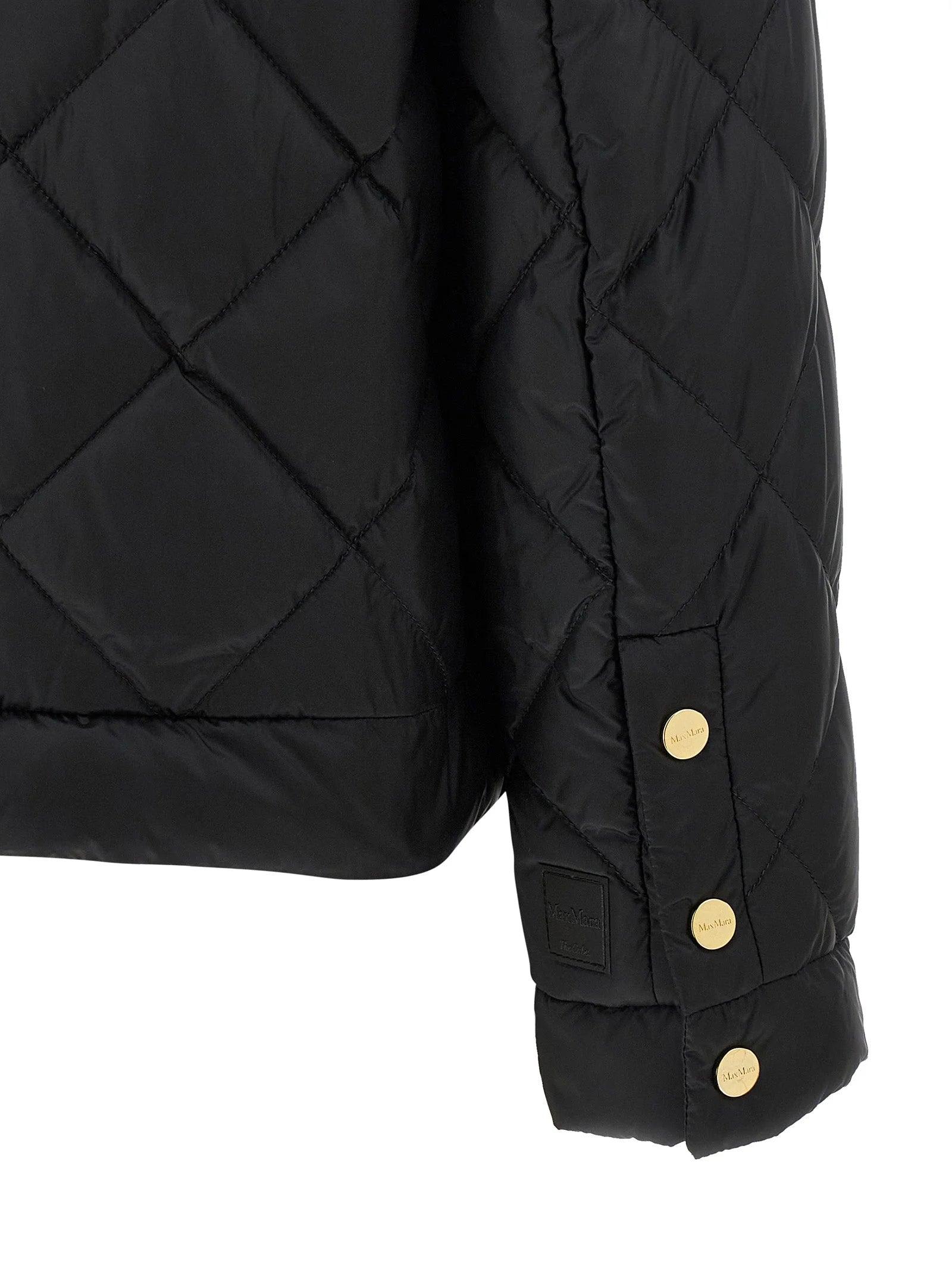 Max Mara Black Polyamide Full-Length Jacket - IT48