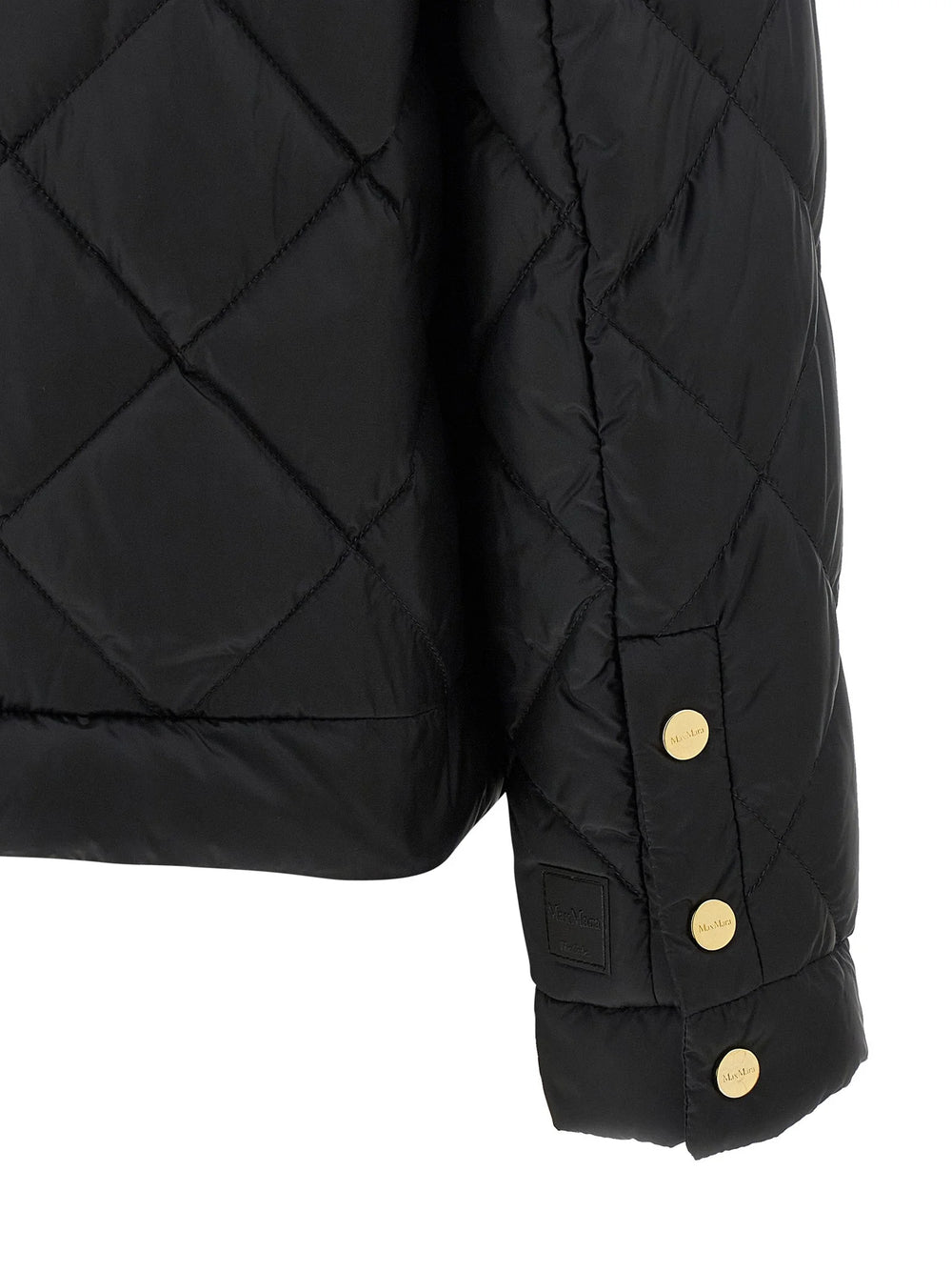 Max Mara Black Polyamide Full-Length Jacket - IT48