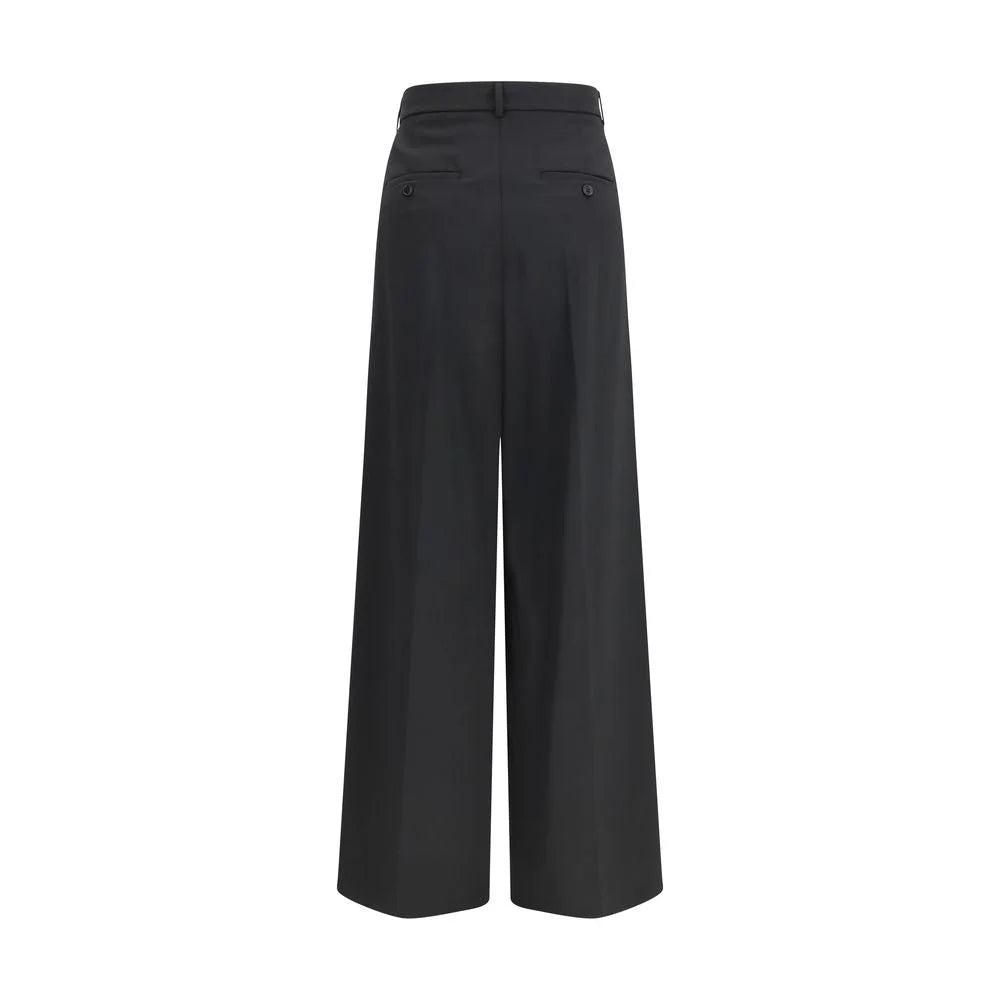 Max Mara Svarta Casual Byxor i Polyester - IT40 | M
