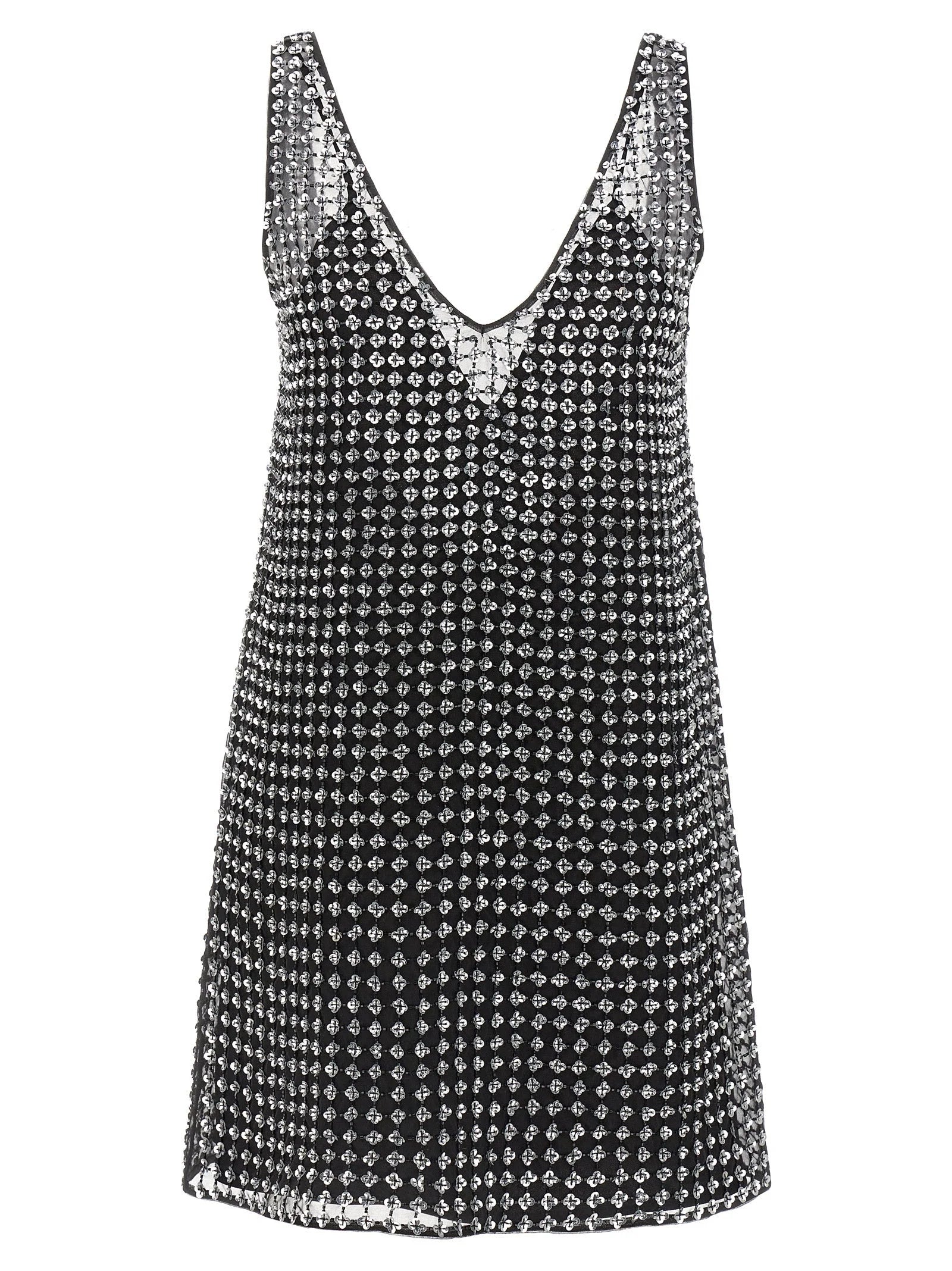 Max Mara Black Silk Short Dress - IT44