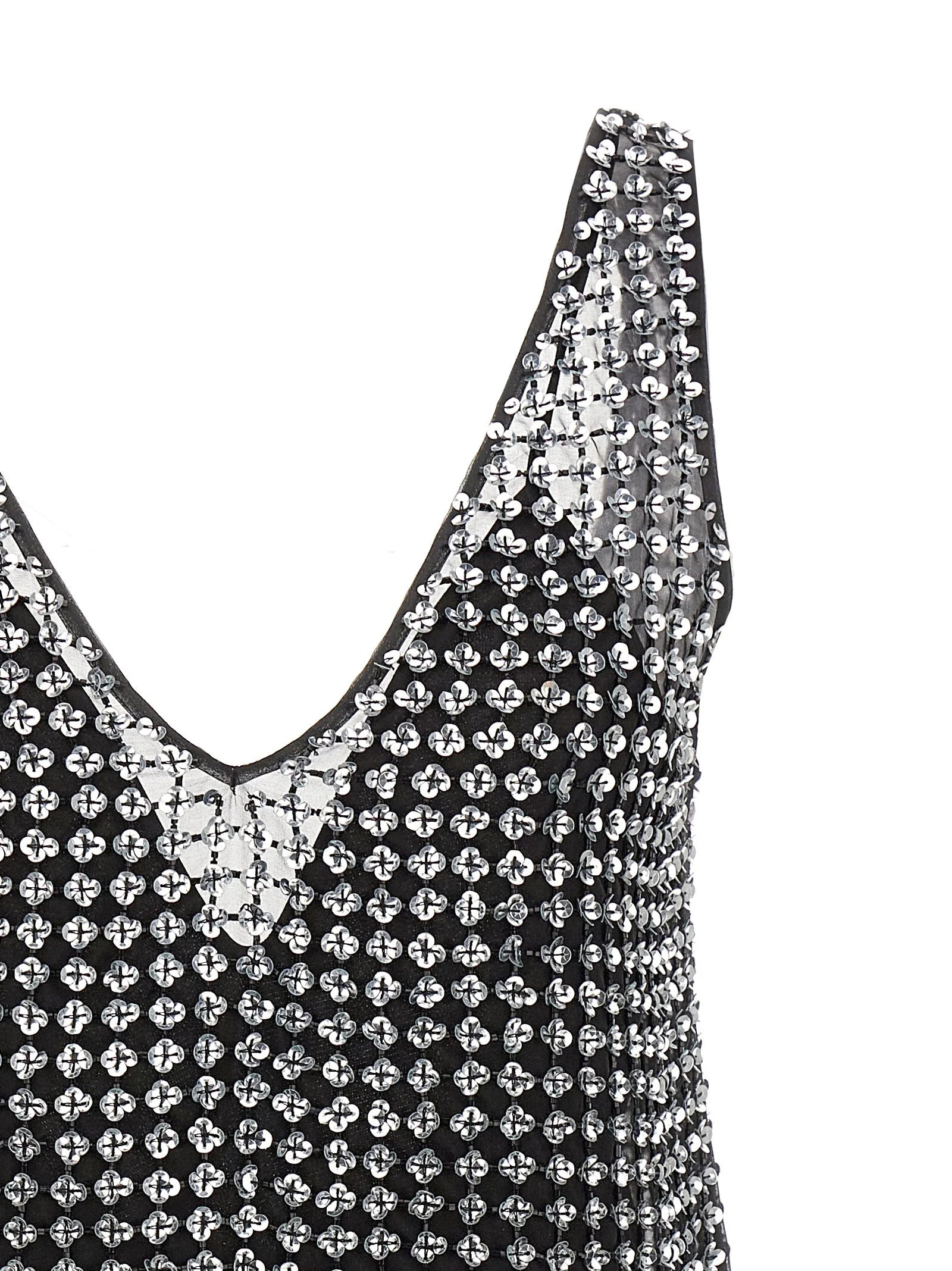 Max Mara Black Silk Short Dress - IT44