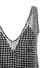 Max Mara Black Silk Short Dress - IT44