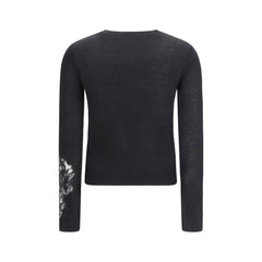 Max Mara Black Silk Sweatshirt