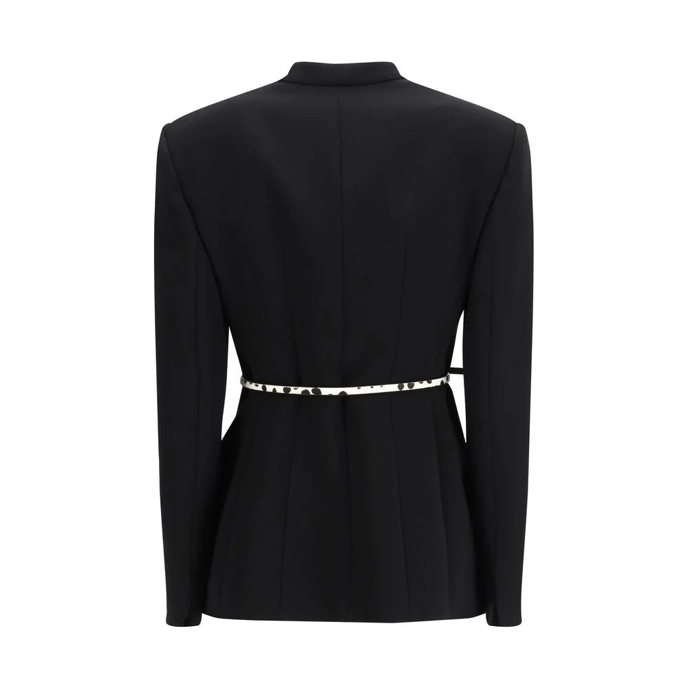 Max Mara Black Triacetate Coat