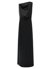 Max Mara Black Triacetate Long Dress