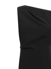 Max Mara Black Triacetate Long Dress