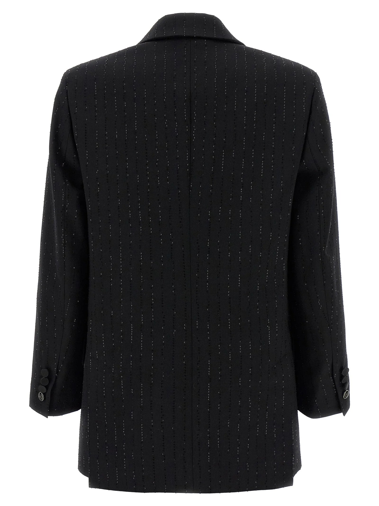 Max Mara Black Virgin Wool Blazer