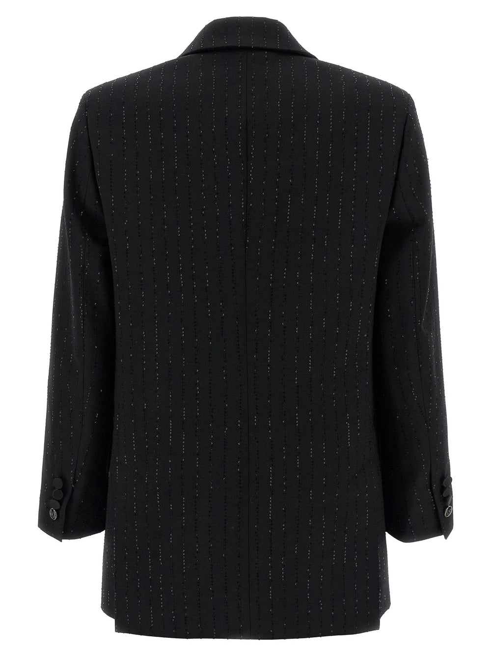 Max Mara Black Virgin Wool Blazer