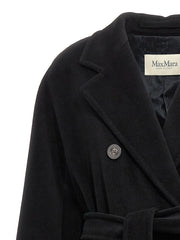 Max Mara Black Virgin Wool Coat
