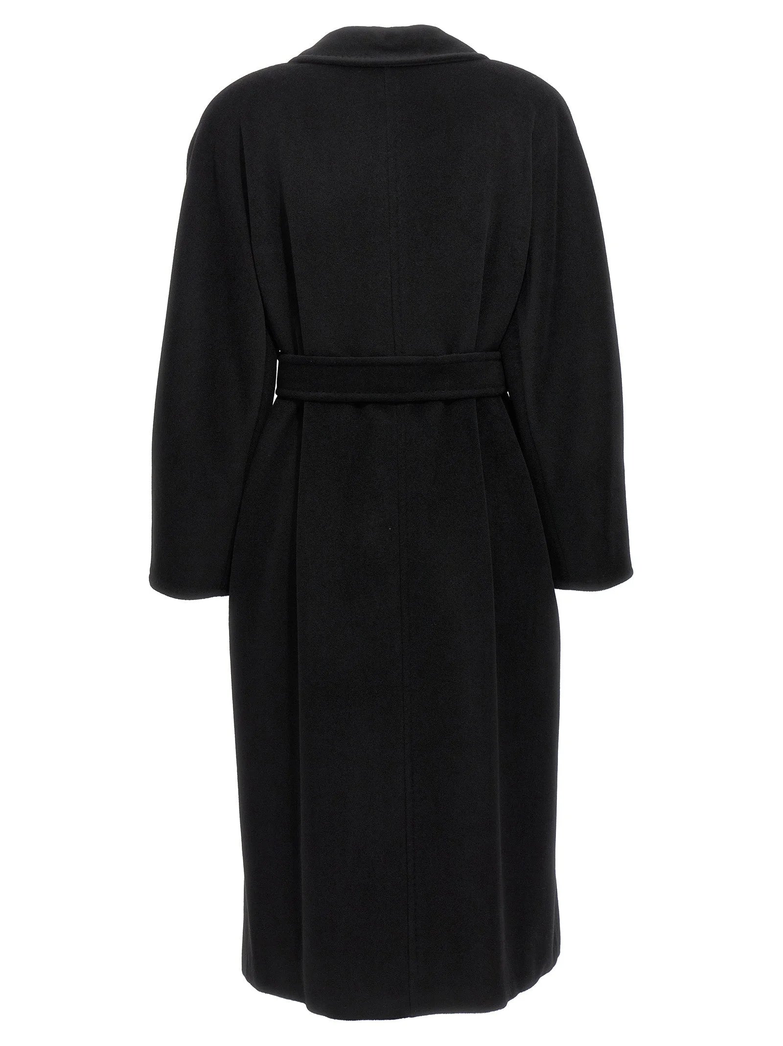 Max Mara Black Virgin Wool Coat