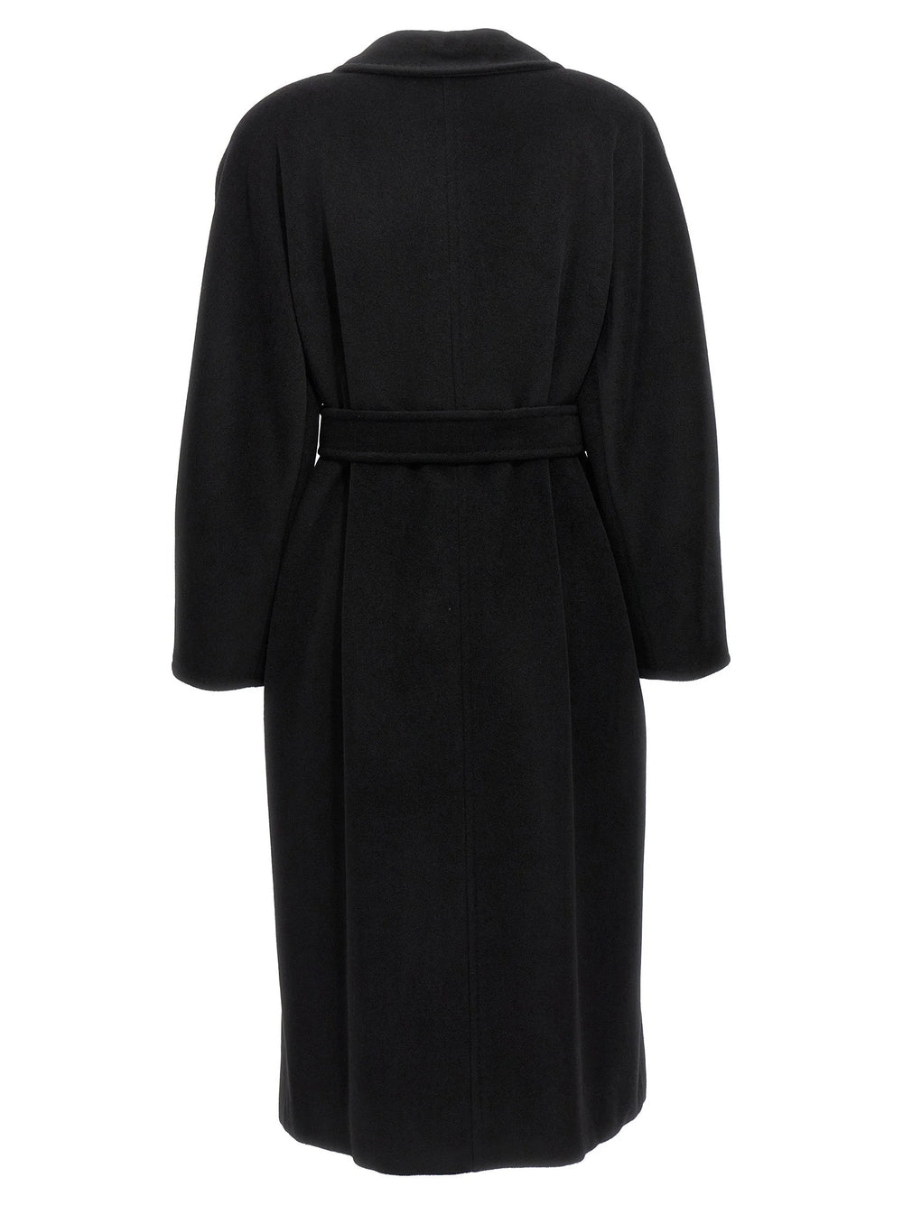 Max Mara Black Virgin Wool Coat