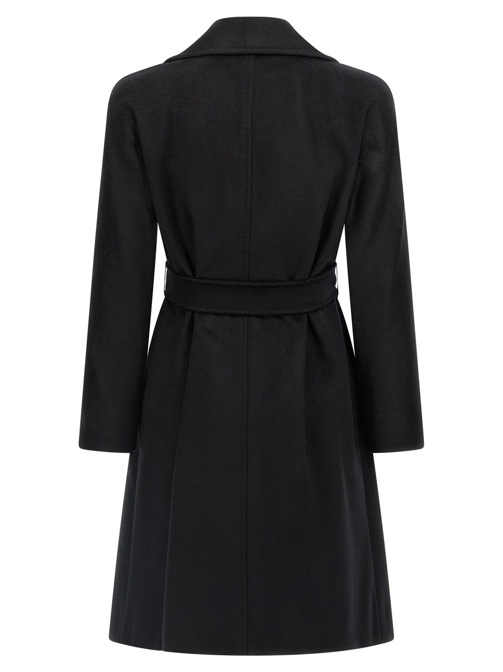 Max Mara Black Virgin Wool Coat