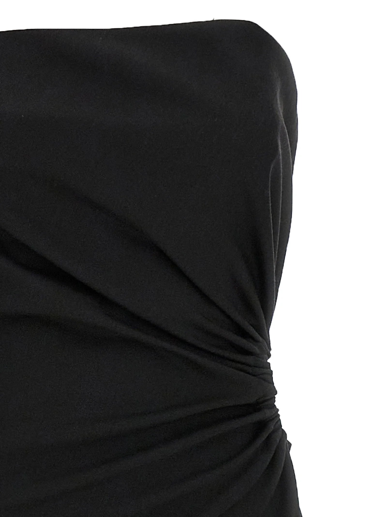 Max Mara Black Virgin Wool Long Dress