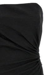 Max Mara Black Virgin Wool Long Dress