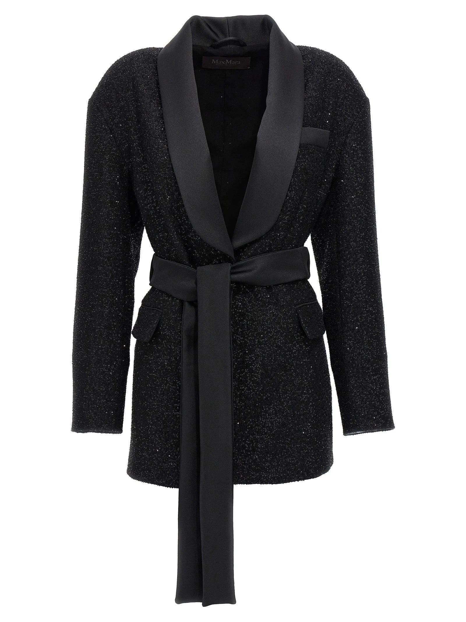Max Mara Black Viscose Blazer