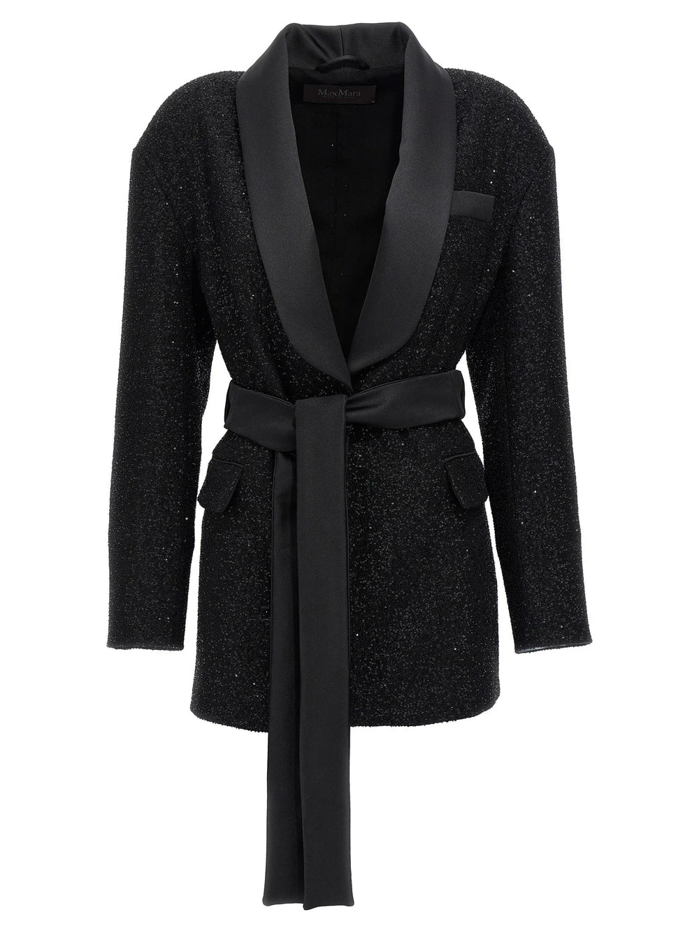 Max Mara Black Viscose Blazer