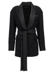Max Mara Black Viscose Blazer
