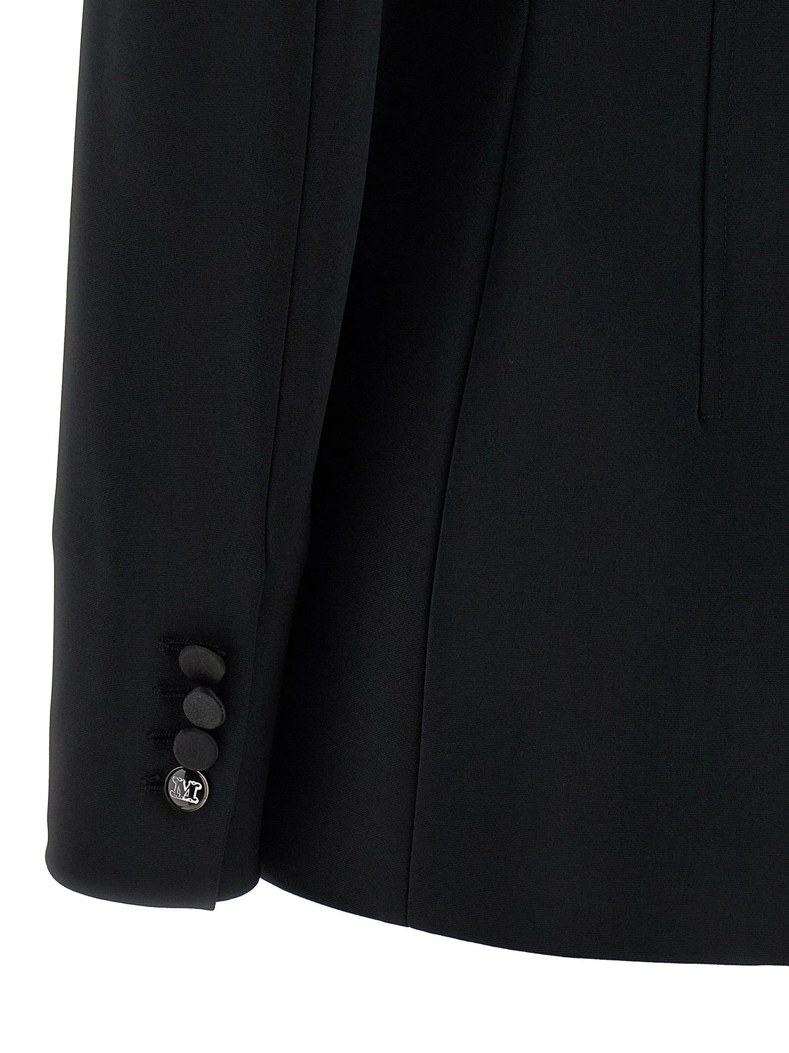 Max Mara Black Viscose Blazer