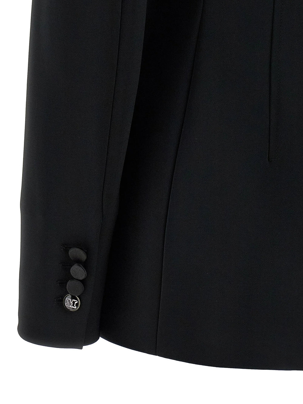 Max Mara Black Viscose Blazer