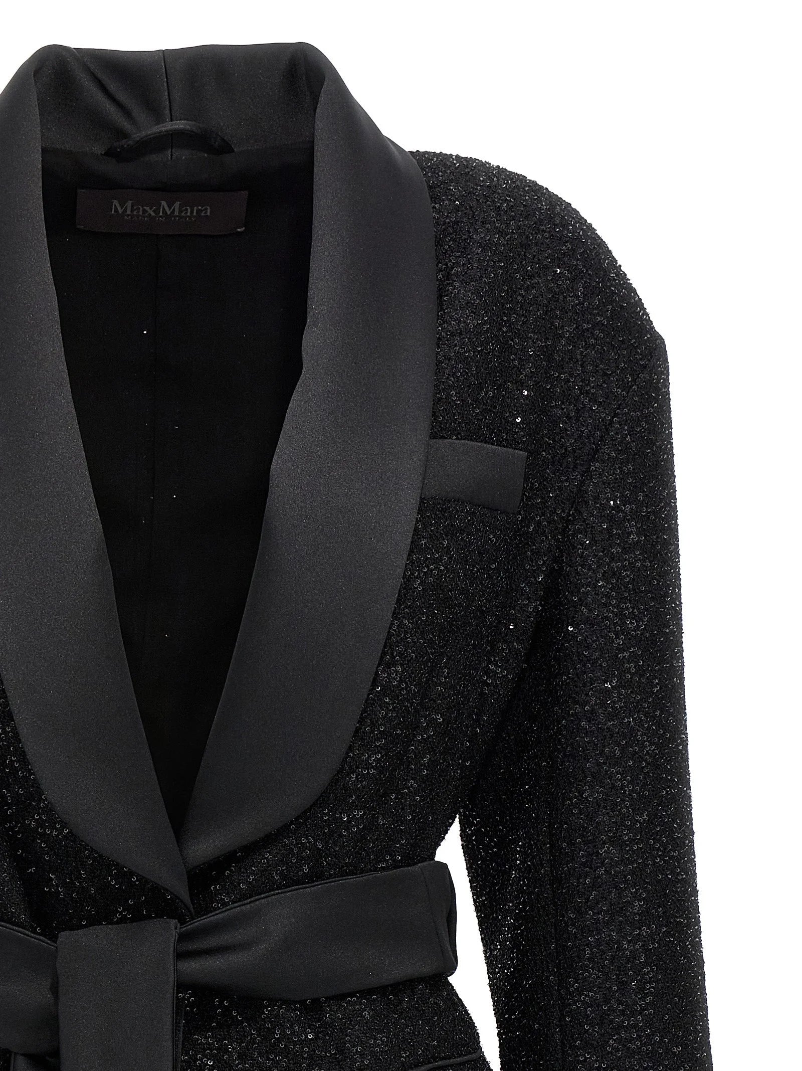 Max Mara Black Viscose Blazer