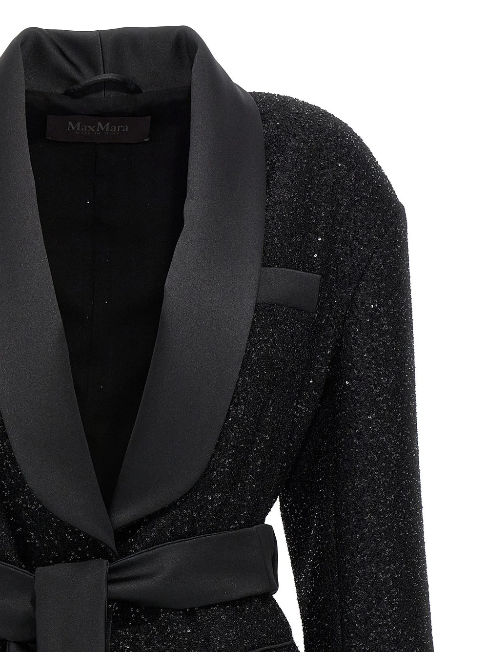 Max Mara Black Viscose Blazer