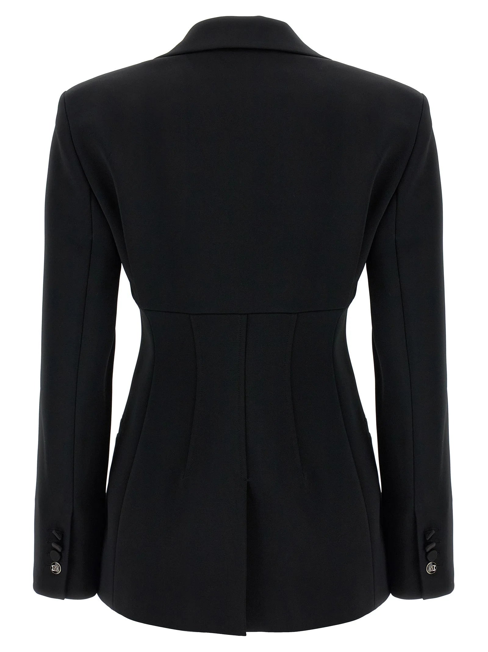 Max Mara Black Viscose Blazer