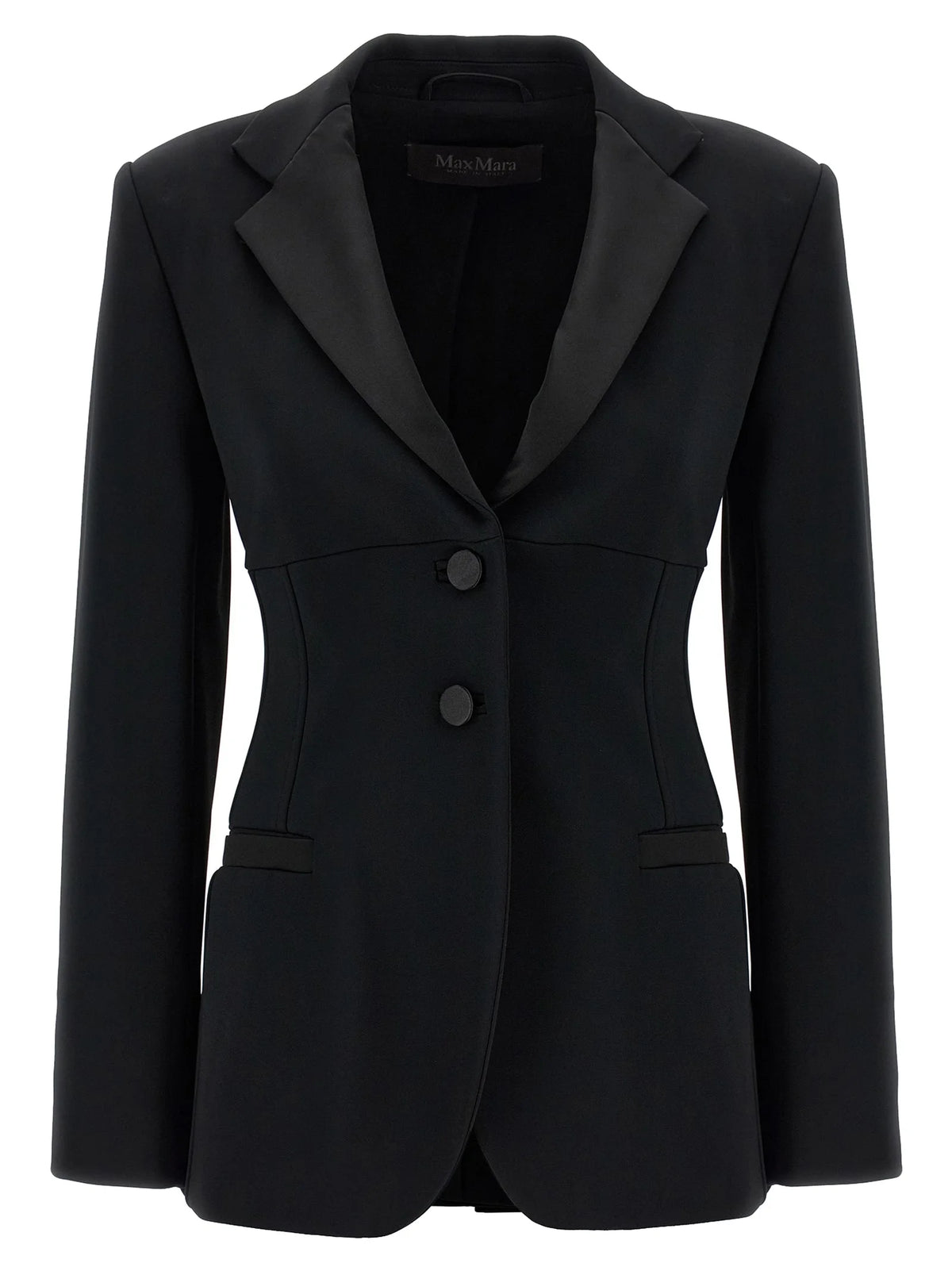 Max Mara Black Viscose Blazer