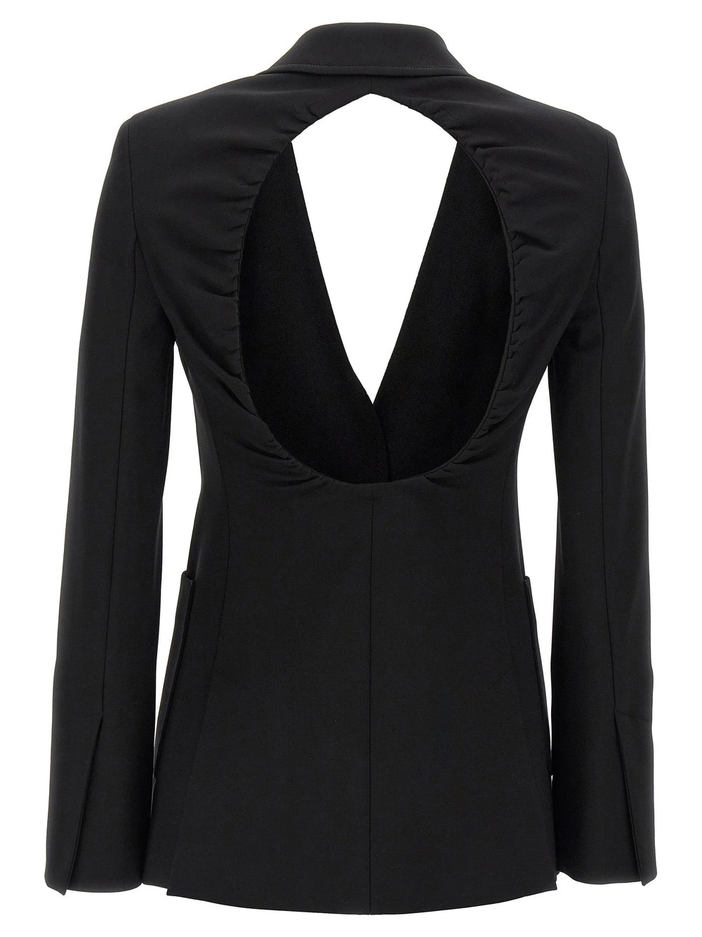 Max Mara Black Viscose Blazer - IT42