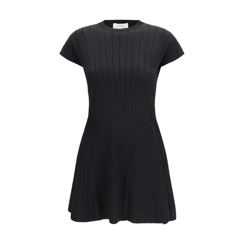 Max Mara Black Viscose Casual Dress - M