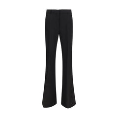 Max Mara Black Viscose Flared Pants