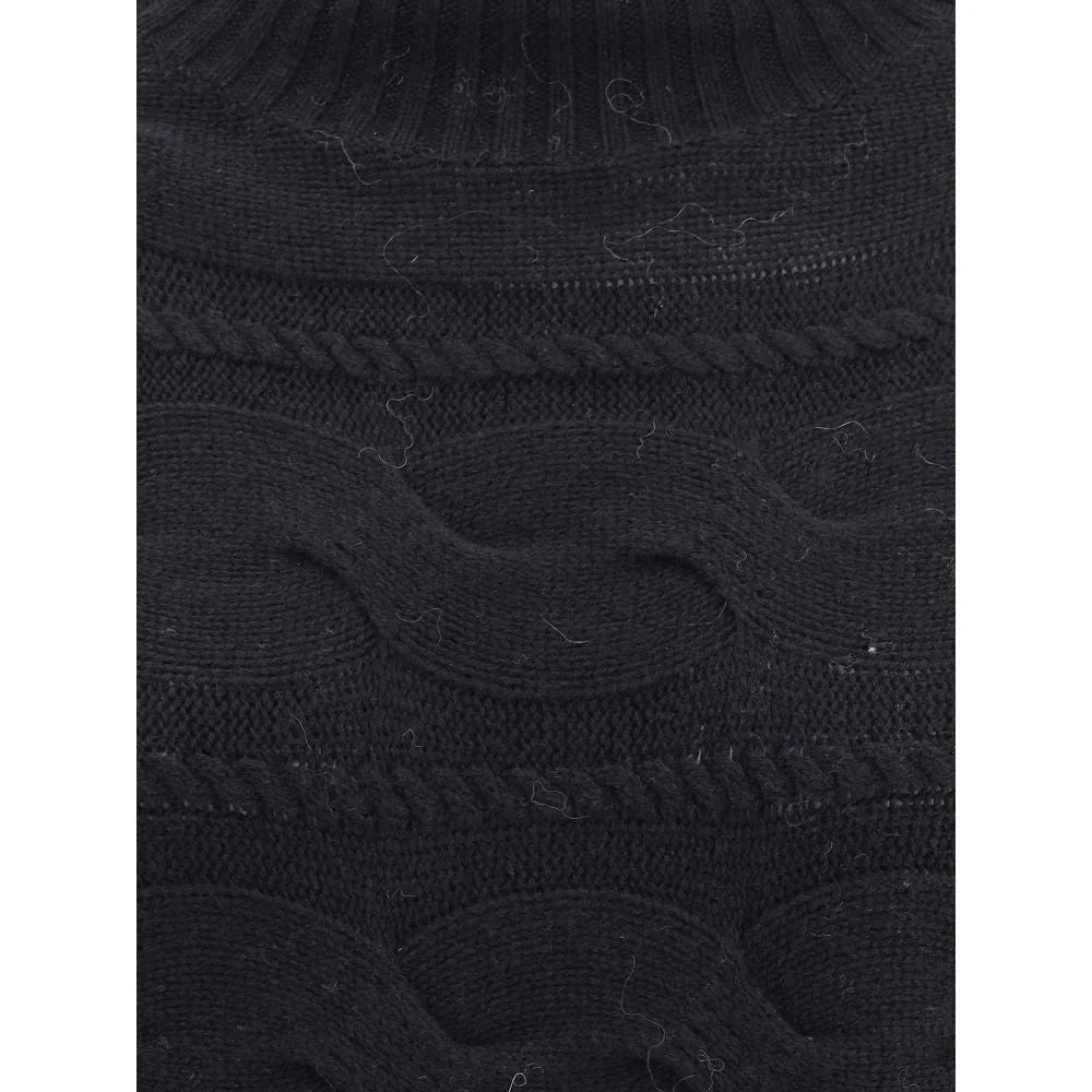 Max Mara Black Wool Sweatshirt - M
