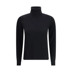 Max Mara Black Wool Turtleneck