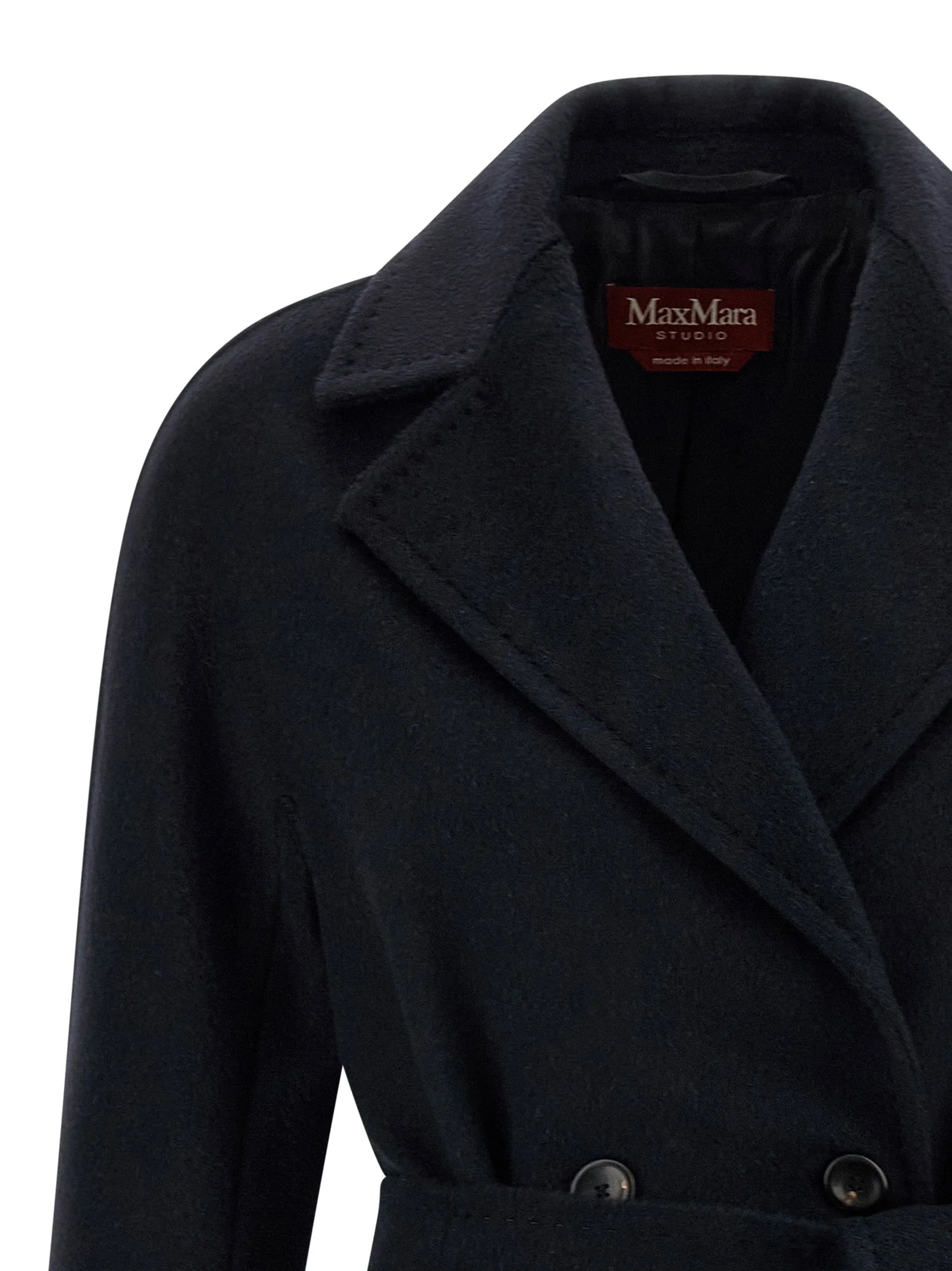 Max Mara Blue Cashmere Coat - IT44