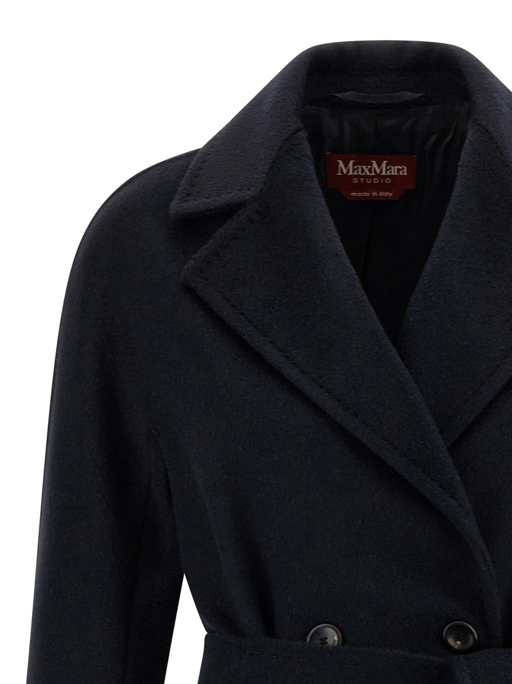 Max Mara Blue Cashmere Coat - IT44