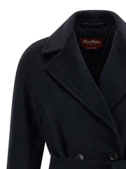 Max Mara Blue Cashmere Coat - IT44