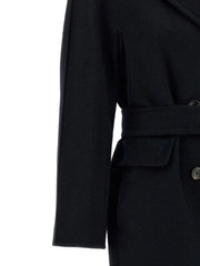 Max Mara Blue Cashmere Coat - IT44