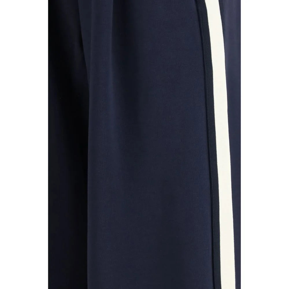 Max Mara Kék Pamut Alkalmi Nadrág - S