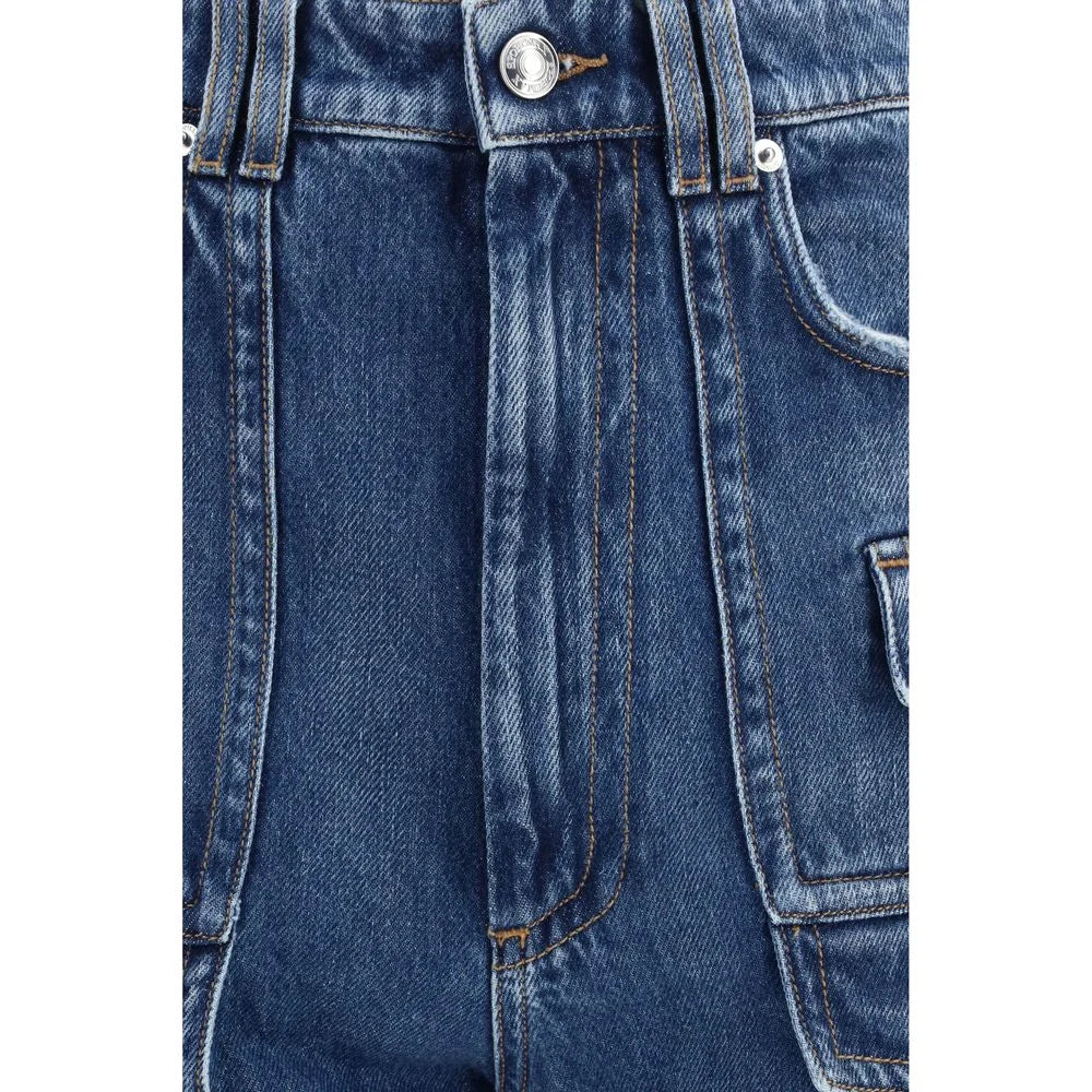 Max Mara Blue Cotton Jeans Denim - W25