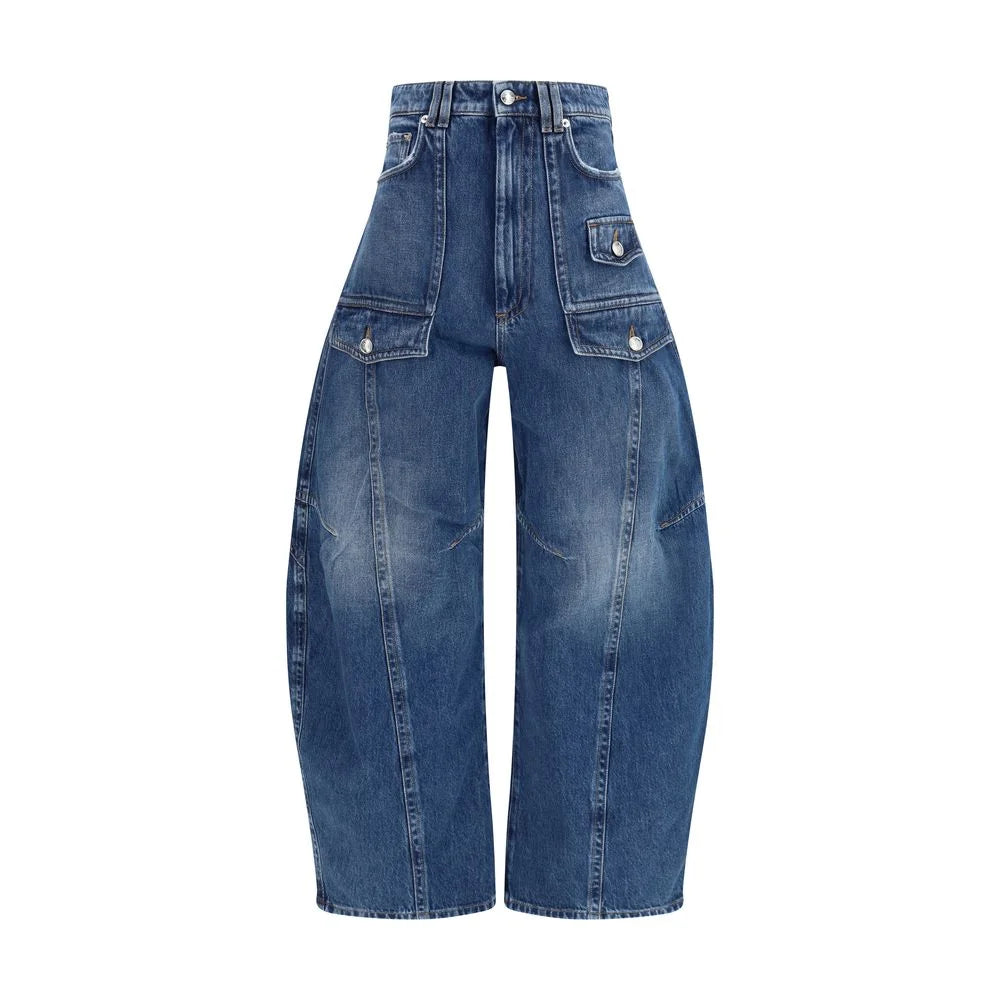 Max Mara Blue Cotton Jeans Denim - W25