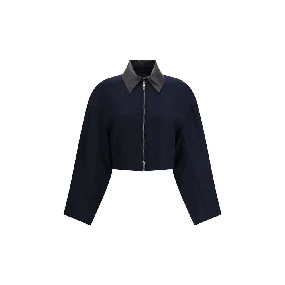 Max Mara Blue Fleece Wool Coat - Sport Jackets