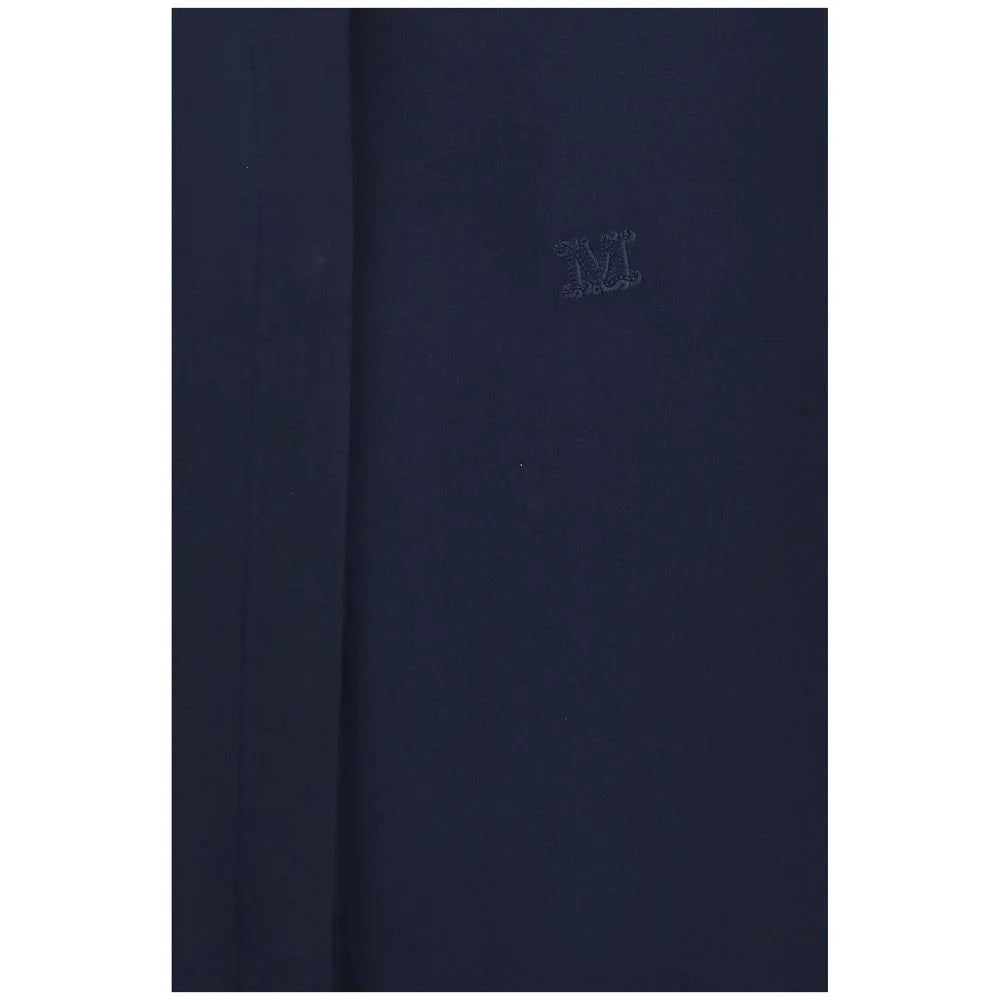 Max Mara Blue Silk Shirt