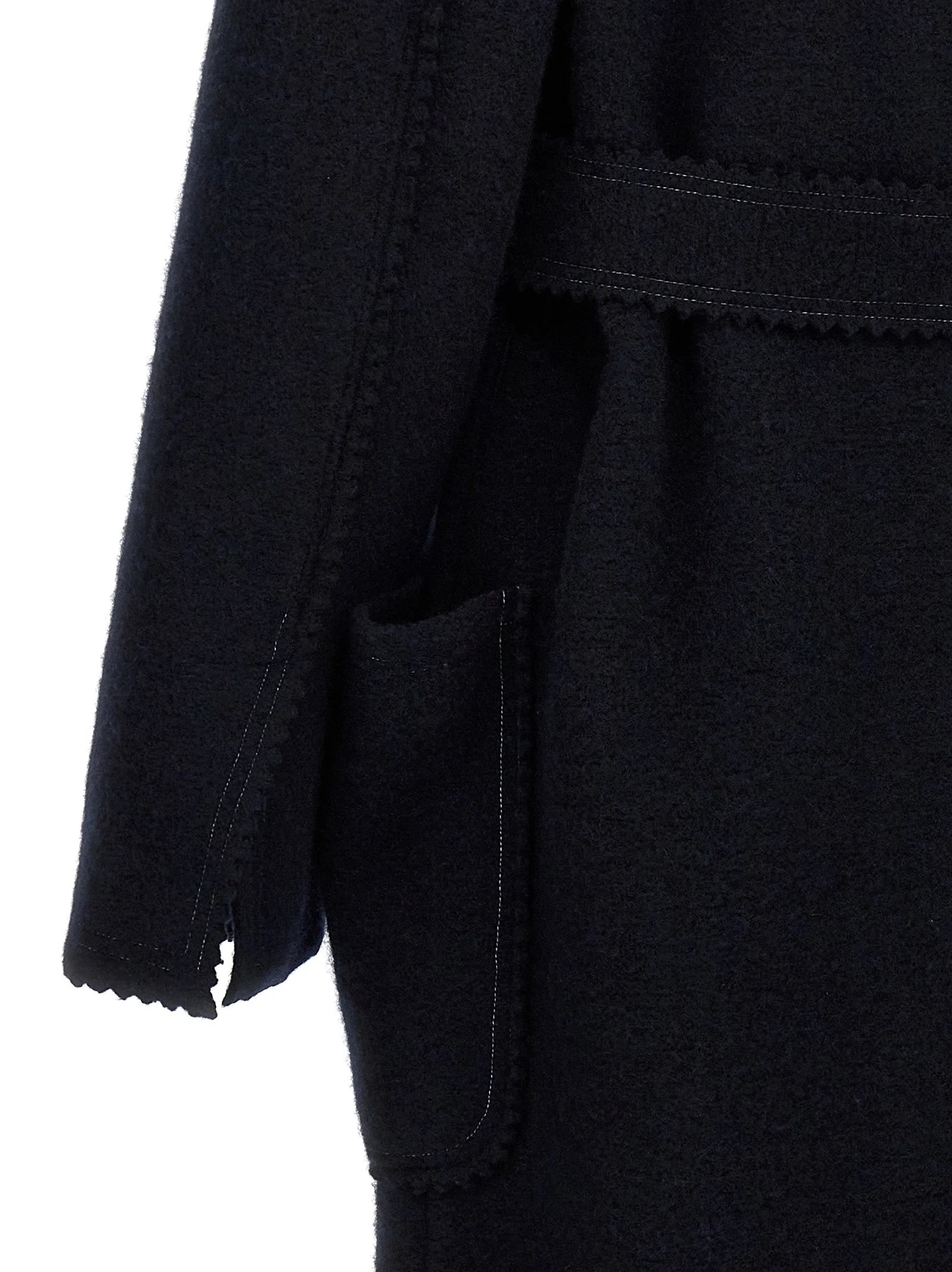 Max Mara Blue Wool Coat