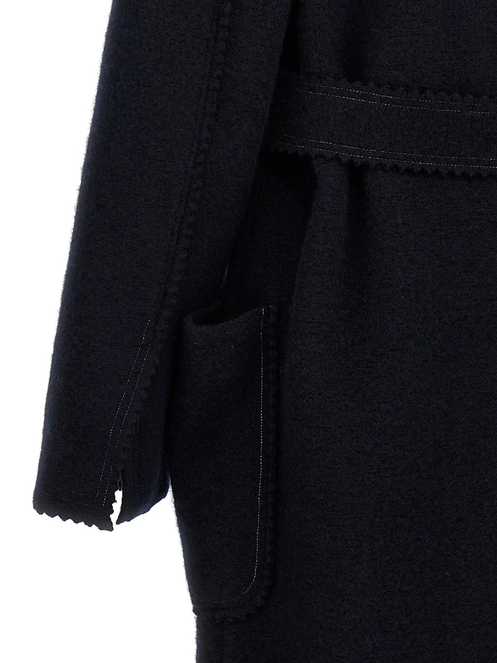 Max Mara Blue Wool Coat