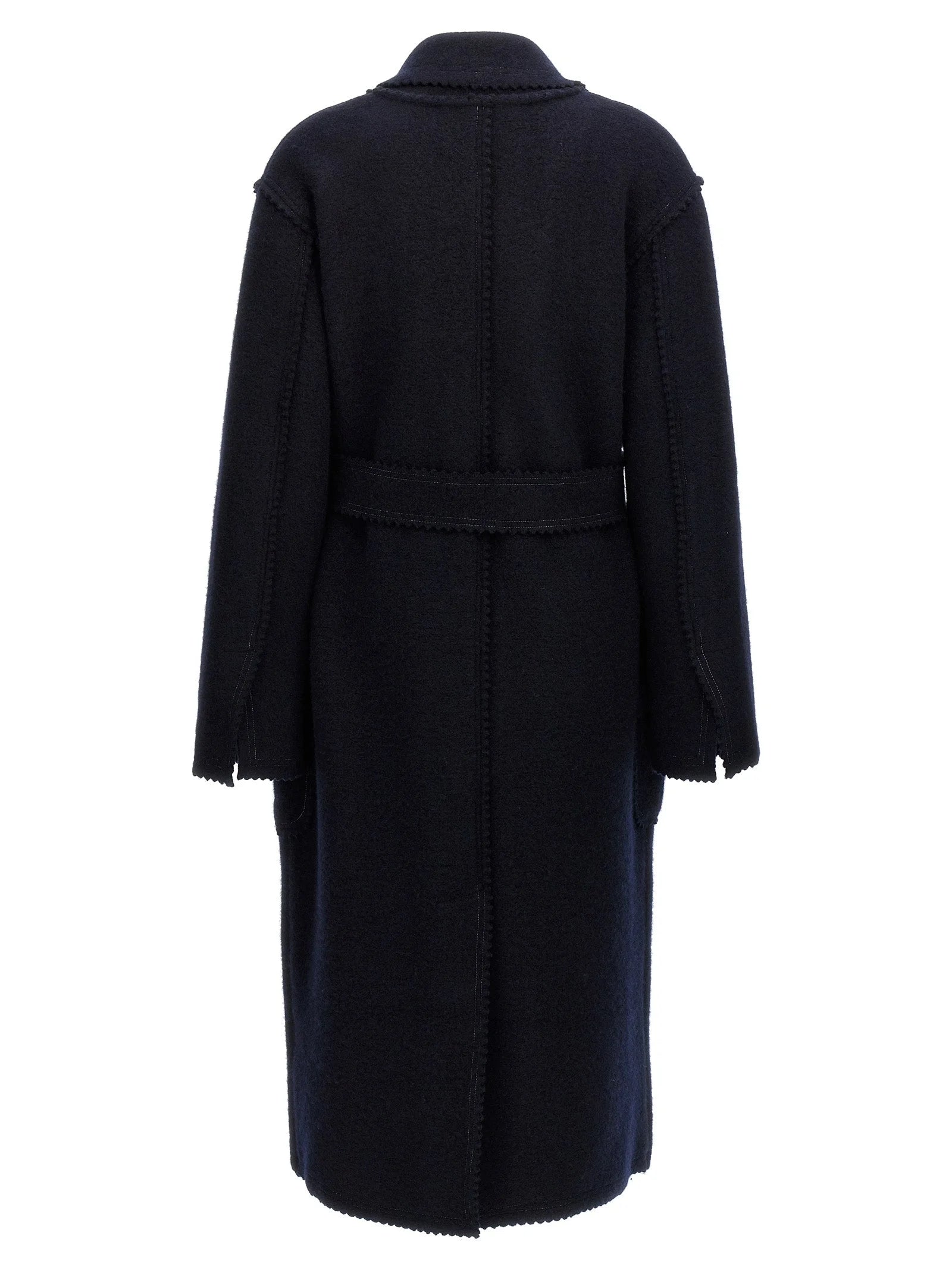 Max Mara Blue Wool Coat
