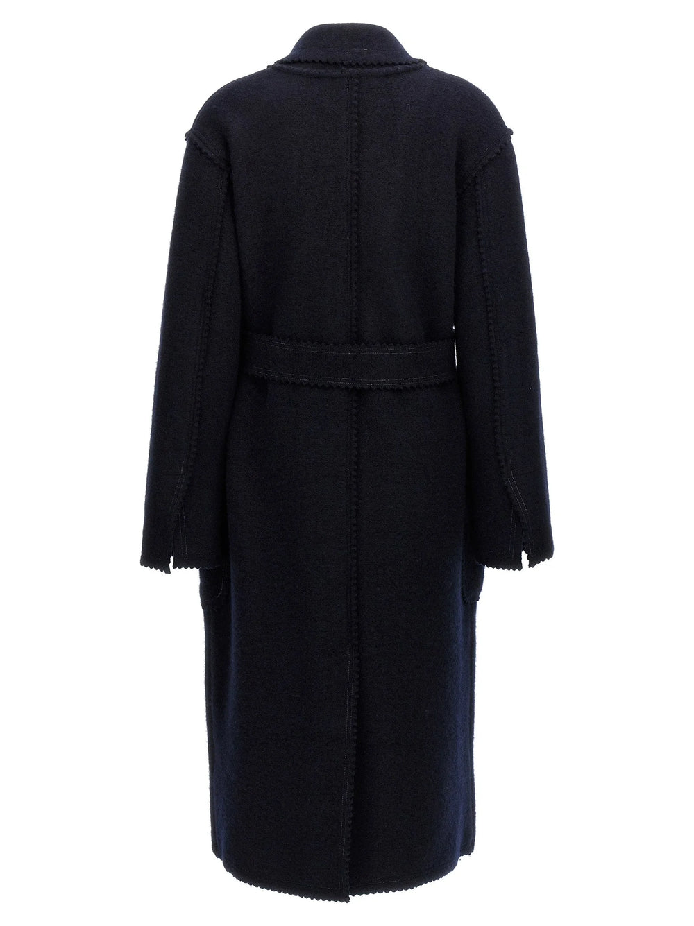 Max Mara Blue Wool Coat