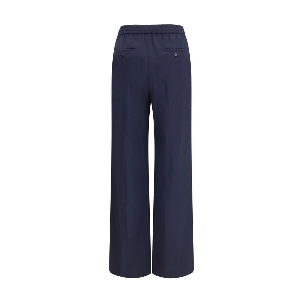 Max Mara Blue Wool Oves Aries Casual Pants