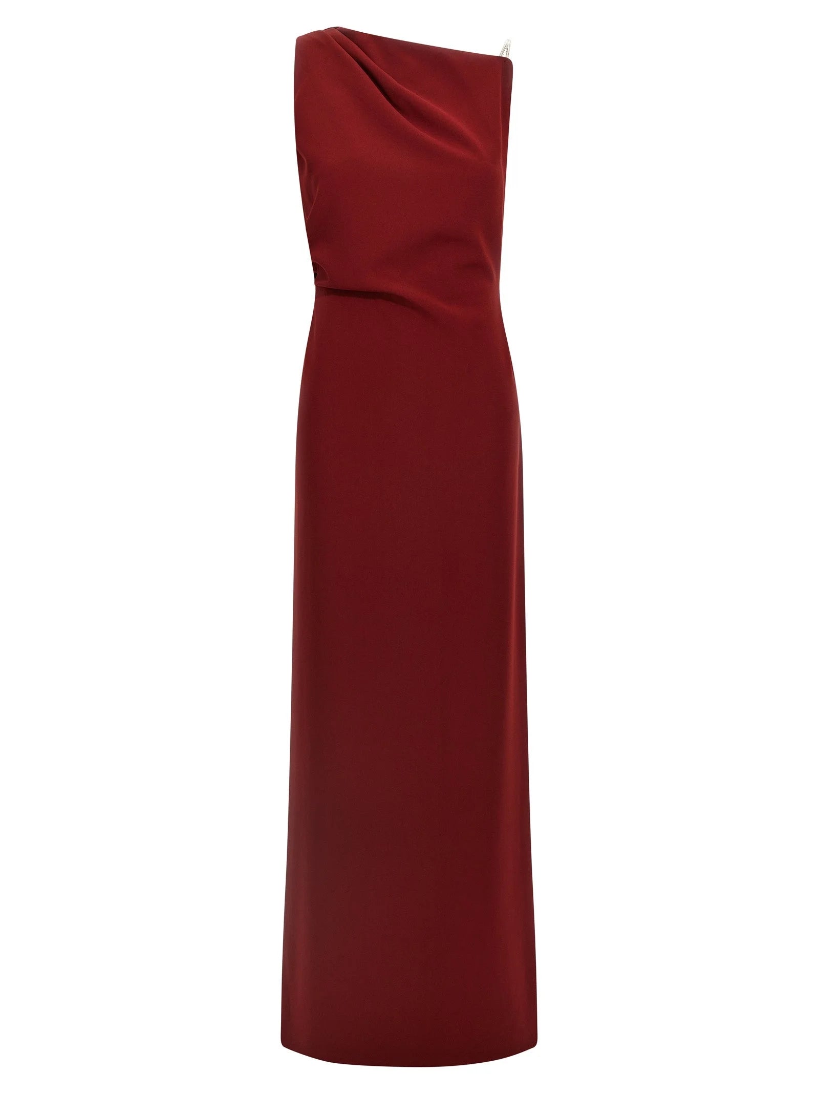 Max Mara Bordeaux Triacetate Long Dress - IT40