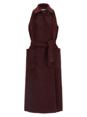 Max Mara Bordeaux Wool Coat