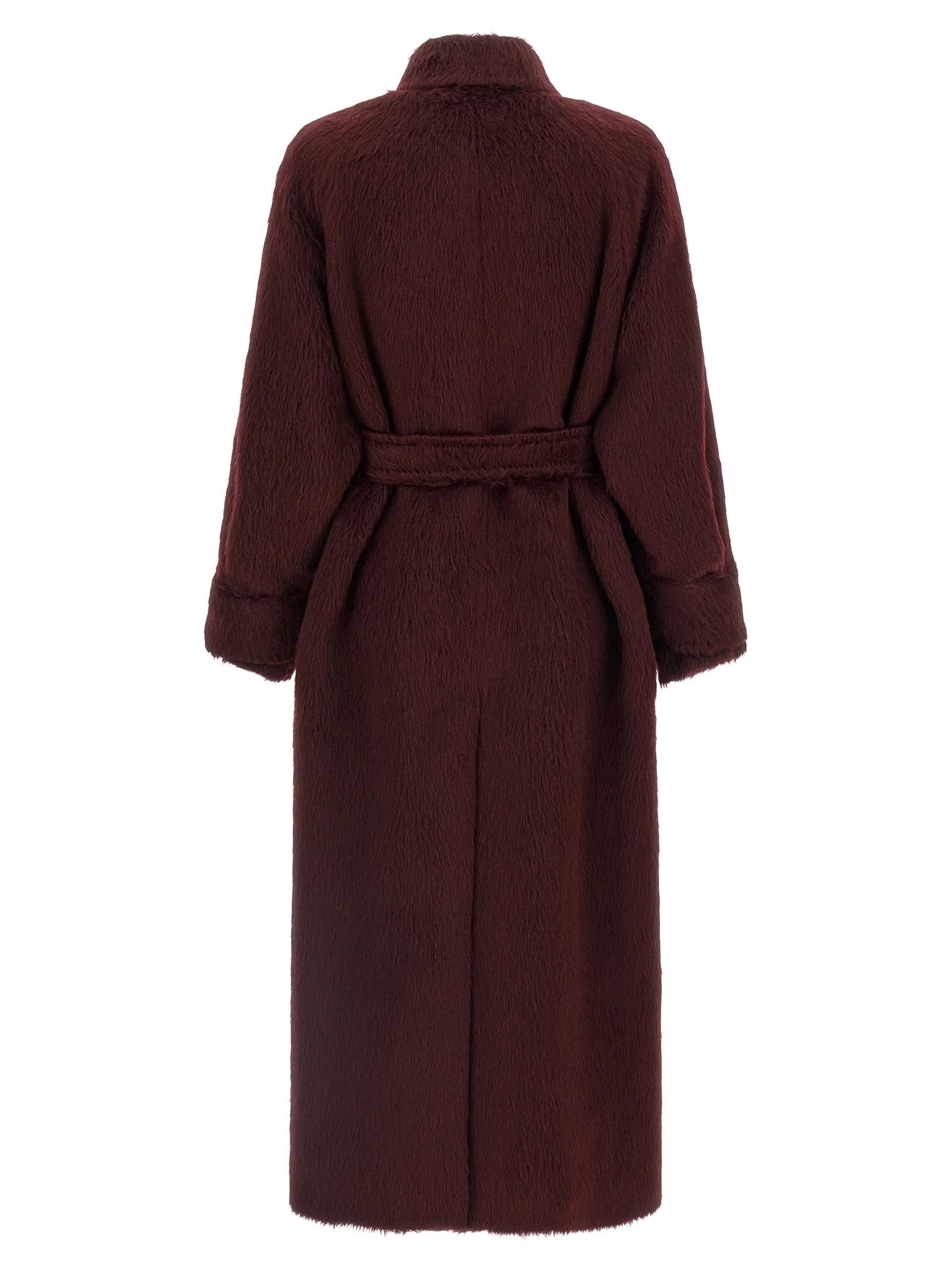 Max Mara Bordeaux Wool Coat - IT40