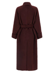 Max Mara Bordeaux Wool Coat - IT40